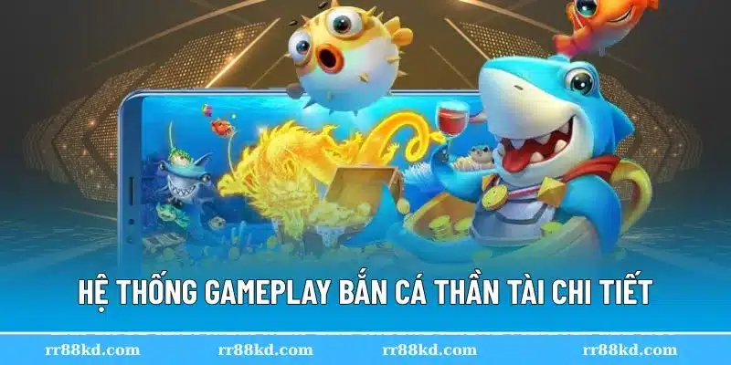 Giao diện bắn cá thần tài mô phỏng đại dương sắc vàng